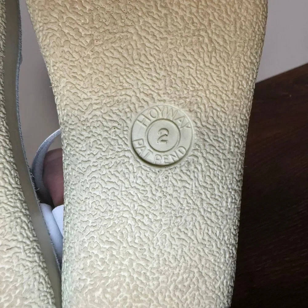 Sun San Surfer white leather girls sandal size 2
